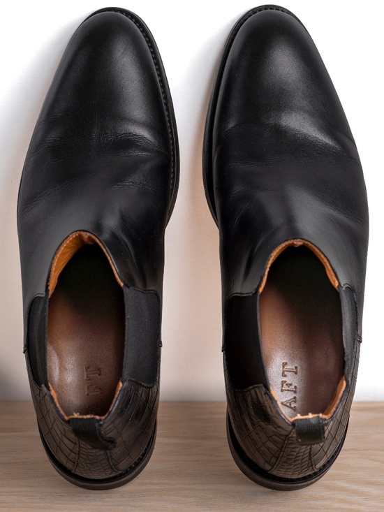 TAFT Hiro Chelsea Boot Midnight Leather Size 10 main image 16